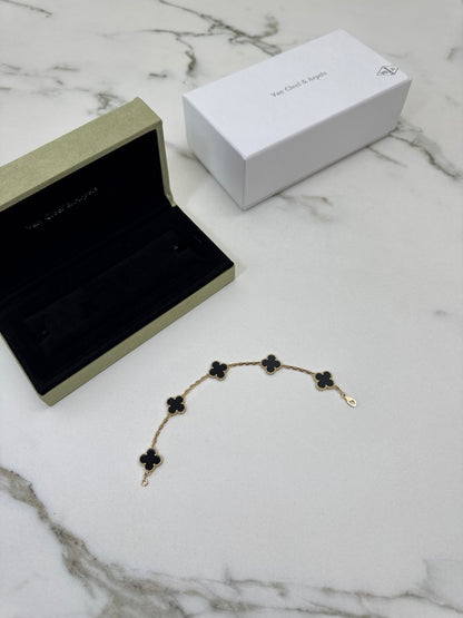 VCA Vintage Alhambra Bracelet 黑玉髓
