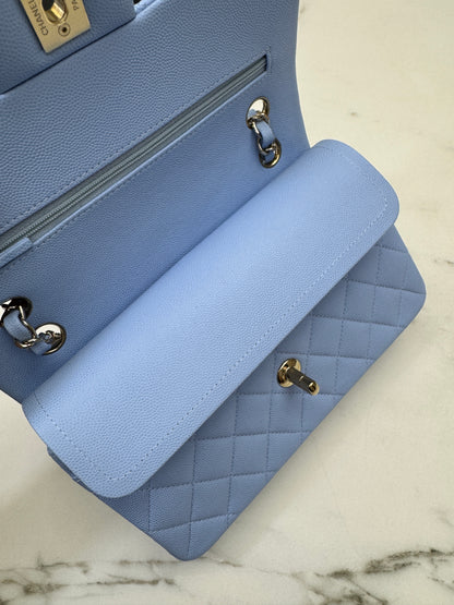 CHANEL CF23 Small 23P粉藍色