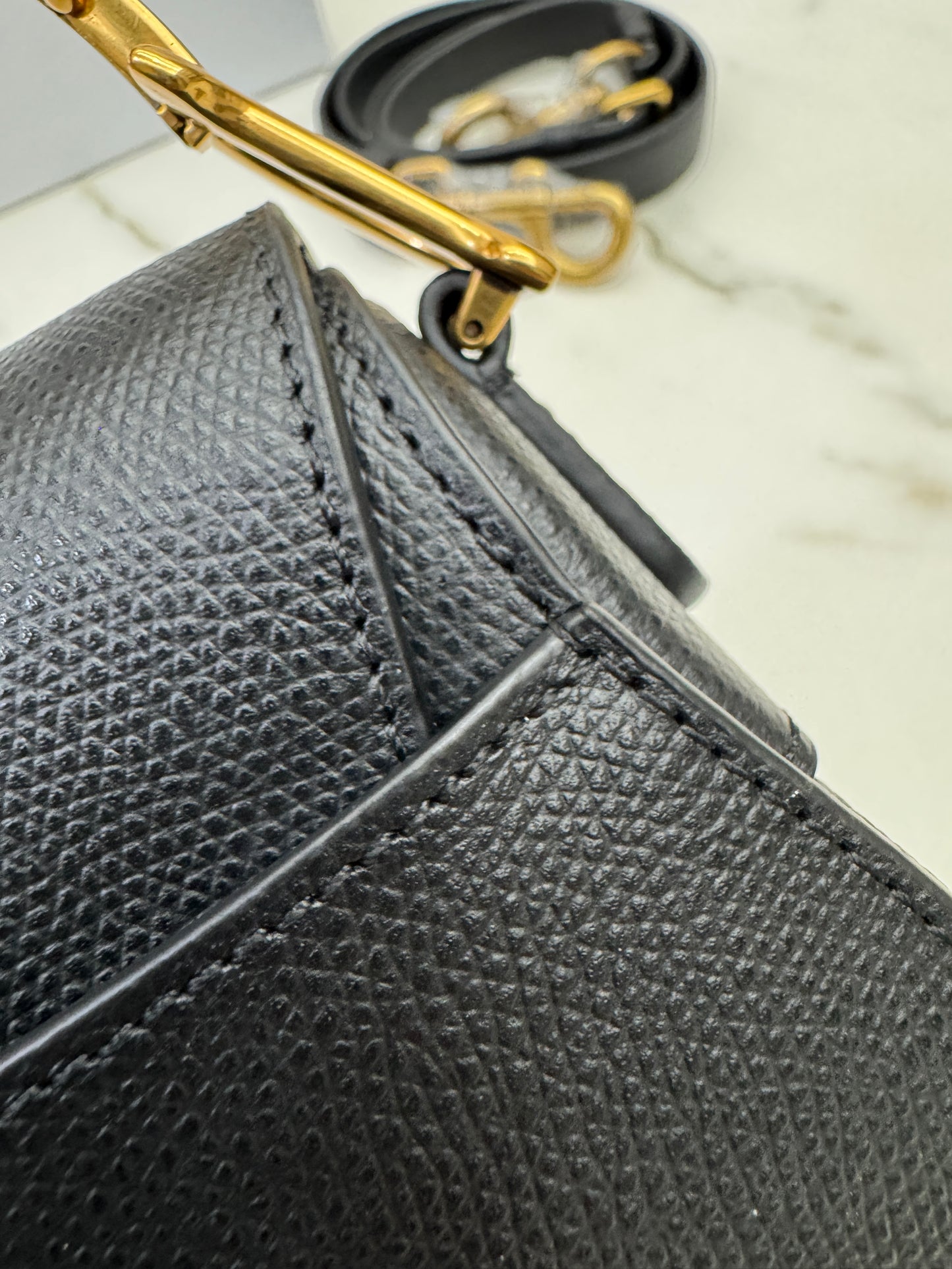 DIOR Saddle Small 黑色掌紋皮 Black Calfskin