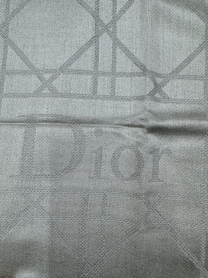 DIOR Cannage 140cm Scarf 銀色