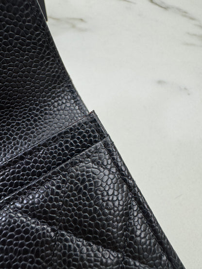 CHANEL CF Cardholder 黑銀牛