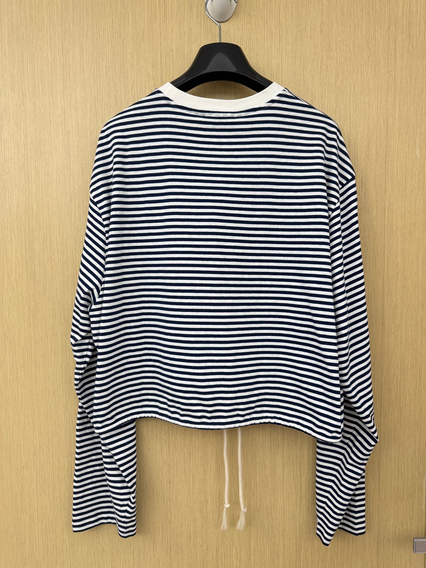 PRADA 條紋抽繩短款上衣 Cropped Top