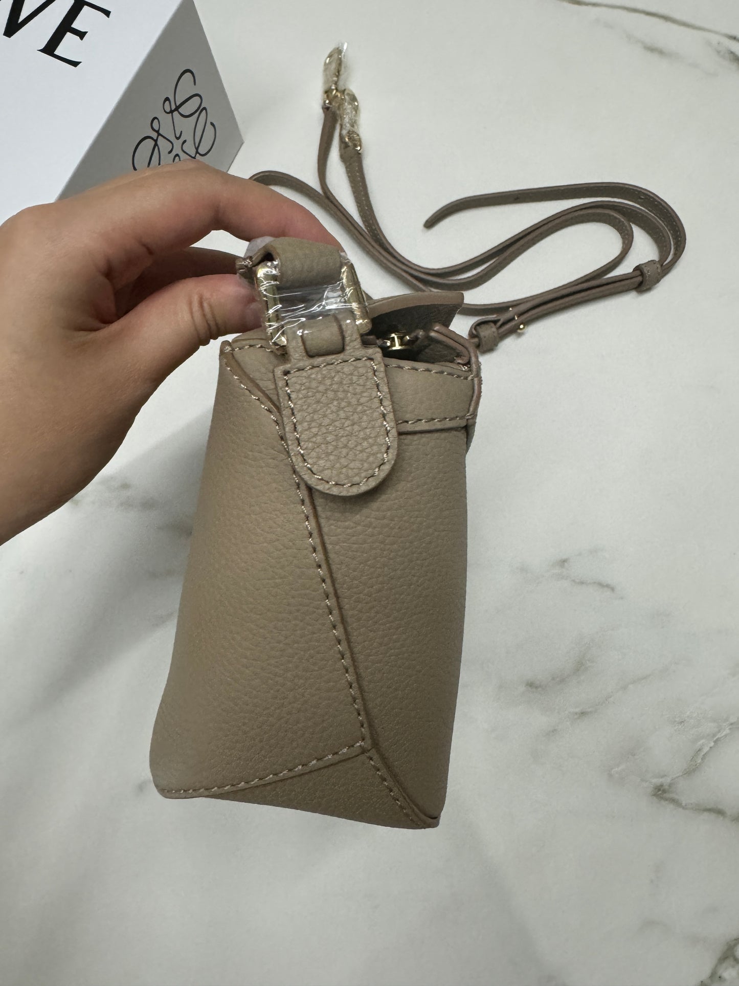 LOEWE Mini Puzzle 沙色 Sand