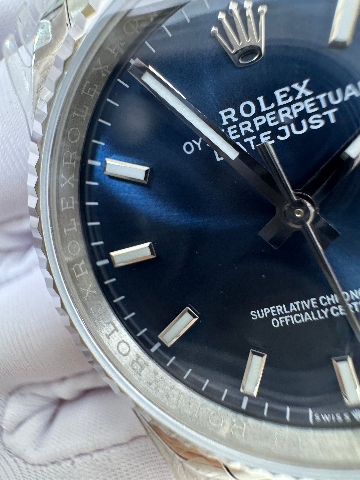 ROLEX Datejust 36mm 太陽圈藍盤 M126234