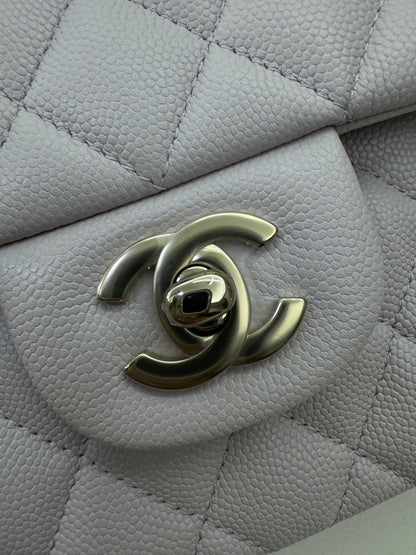 CHANEL 21S 淺粉紫 Classic Flap Small CF23 Liliac