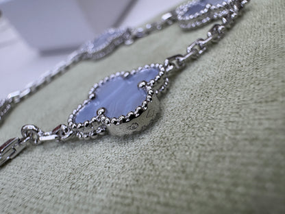 VCA Vintage Alhambra 五花藍玉髓手鏈