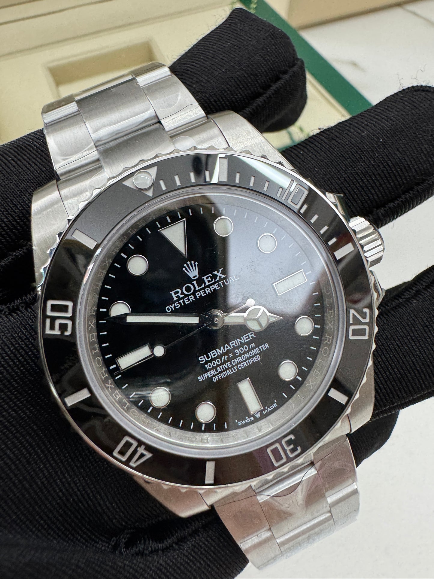 ROLEX Submariner 黑水鬼無曆版 114060