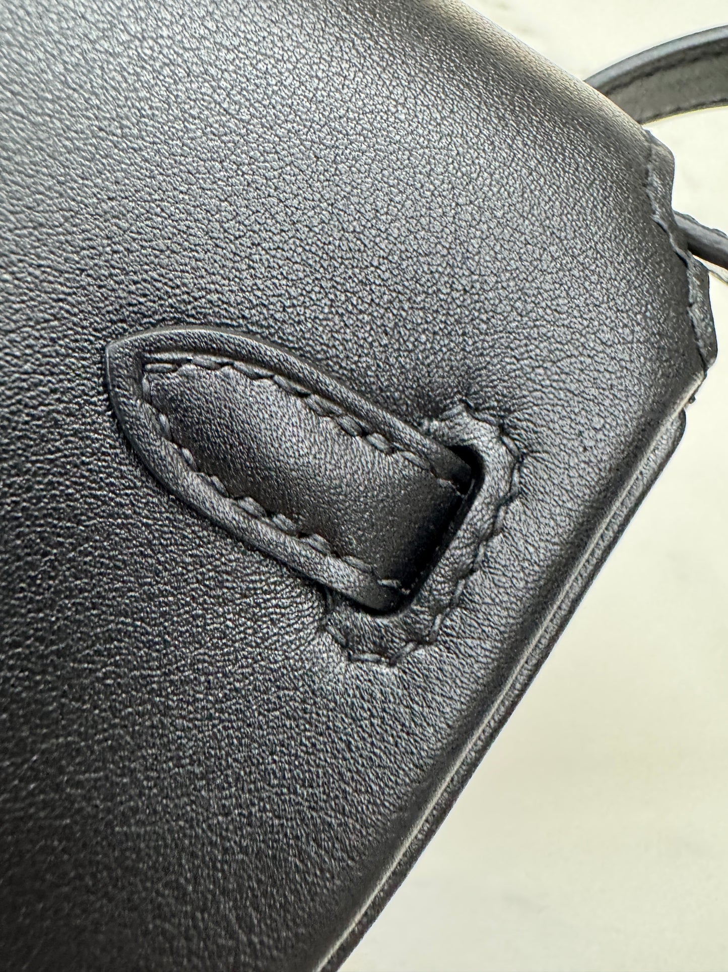 HERMES Kelly Moove 黑銀 Swift Noir PHW