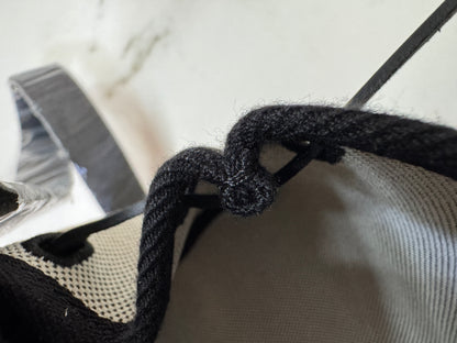 HERMES Mini Herbag 熊貓色 金扣 H Viking 帆布