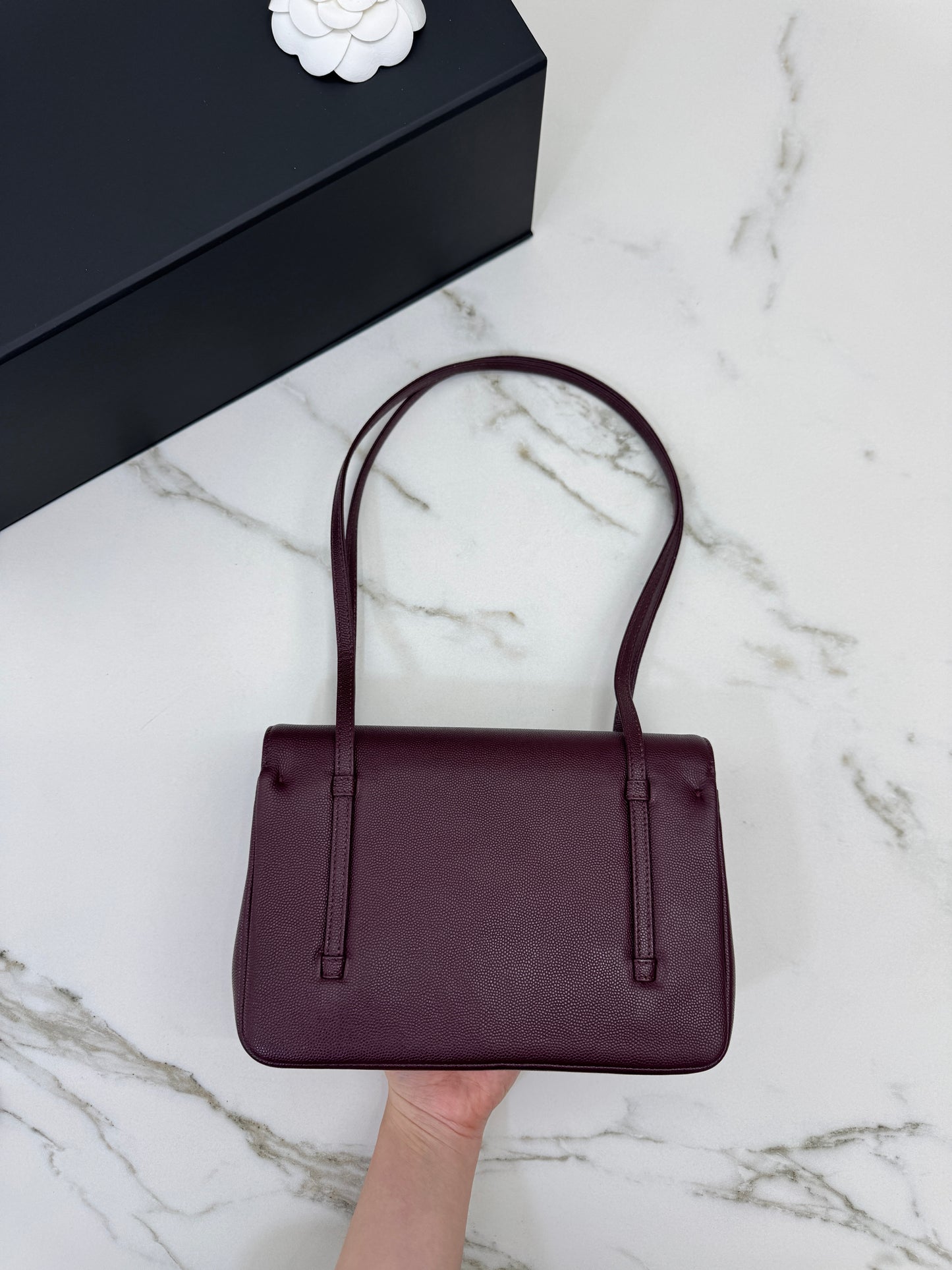 CHANEL Preppy Coco Small 酒紅色