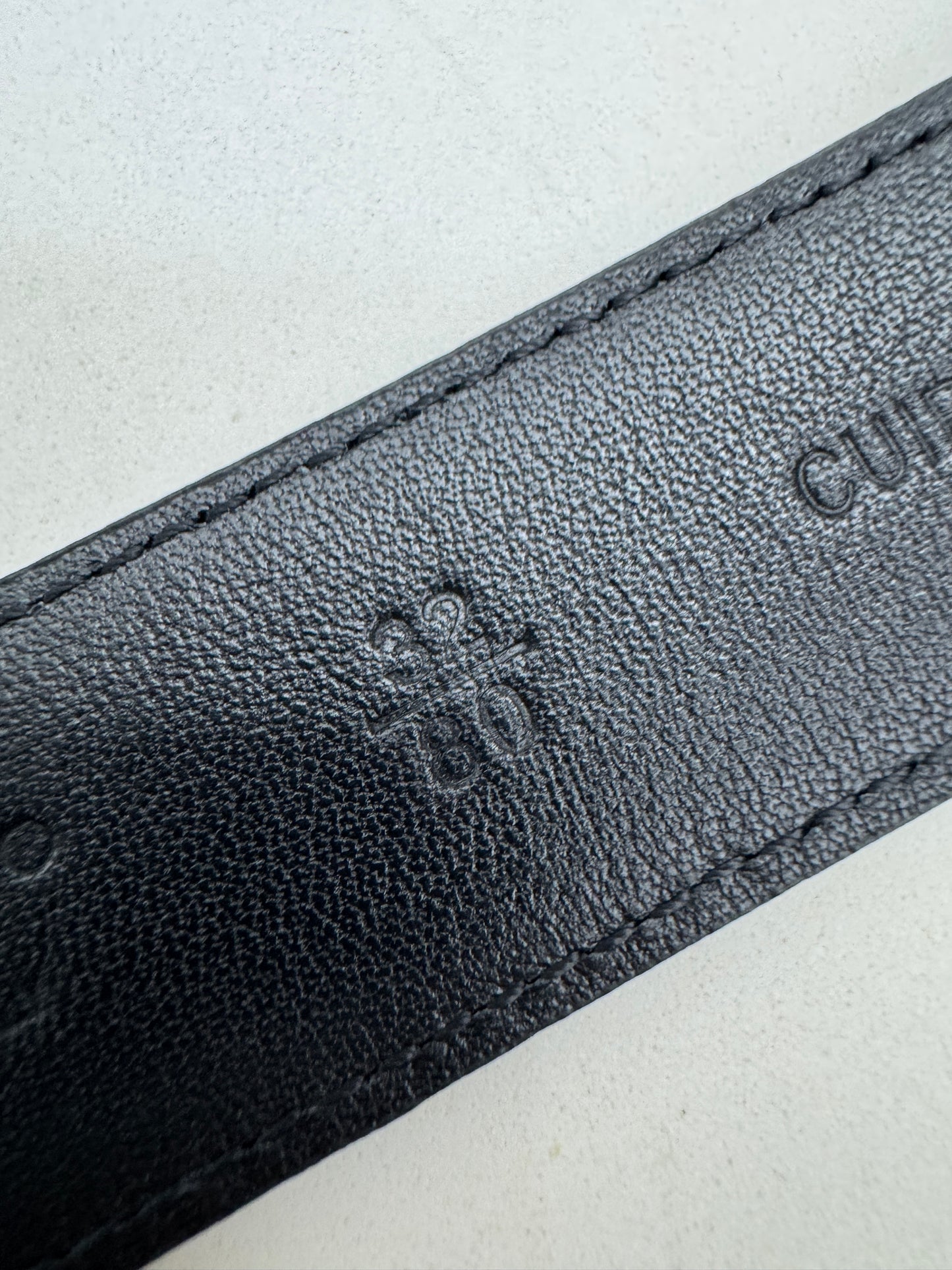 CHANEL 穿皮鏈金扣皮帶