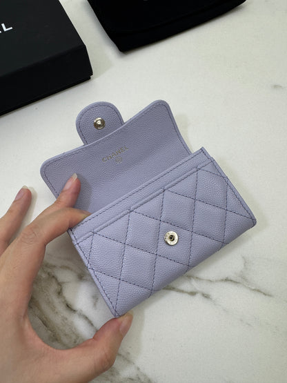 CHANEL 21K 香芋紫 CF Cardholder