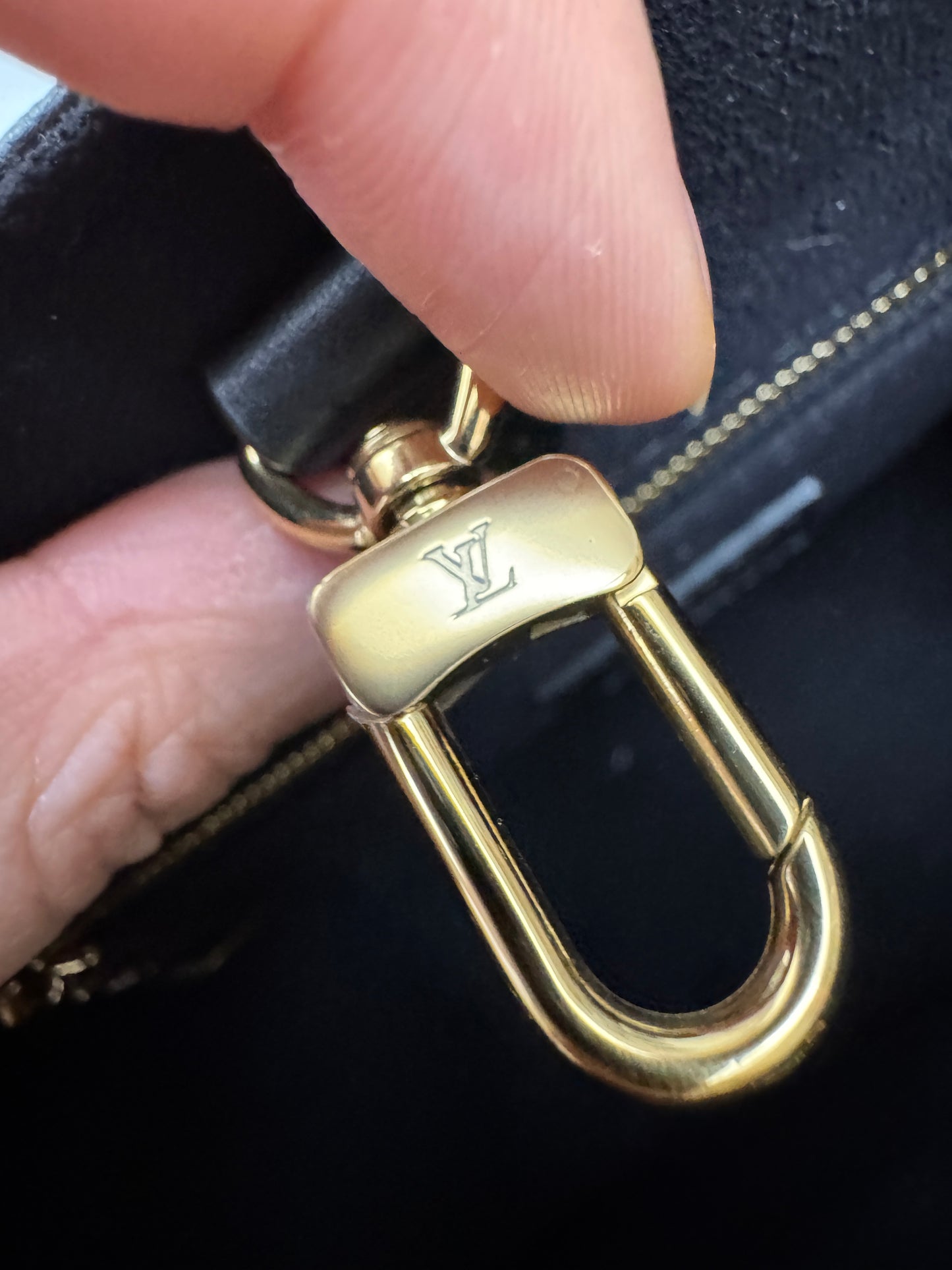 LV Onthego PM 黑色全皮