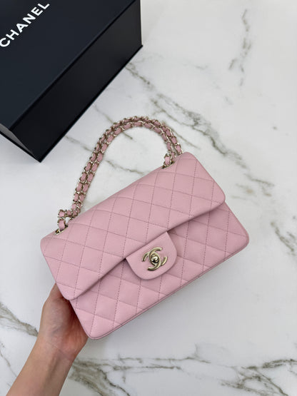 CHANEL 22B櫻花粉 CF23 Small Sakura Pink