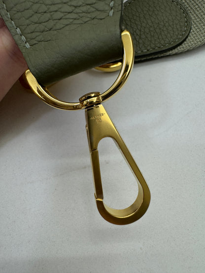 HERMES Evelyne 33 鼠尾草綠金扣 Q1 Sauge GHW