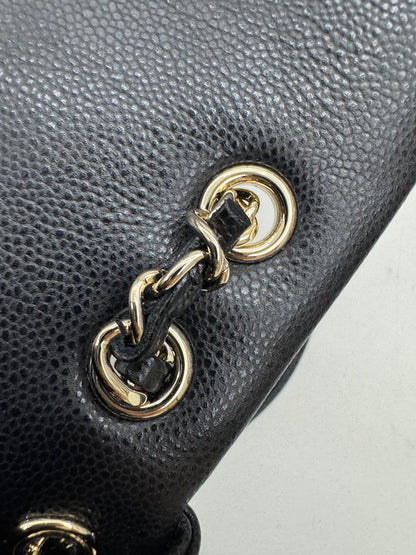 CHANEL 青蛙Duma 荔枝牛皮 Large