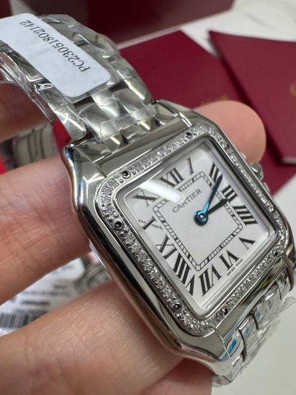 CARTIER Panthere 獵豹手錶 29mm 天然真鑽