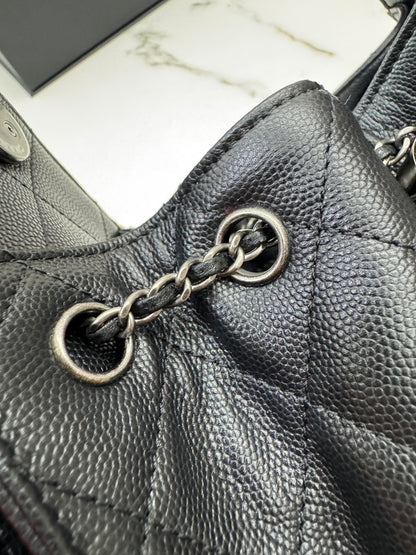 CHANEL Mini 25Bag 黑銀
