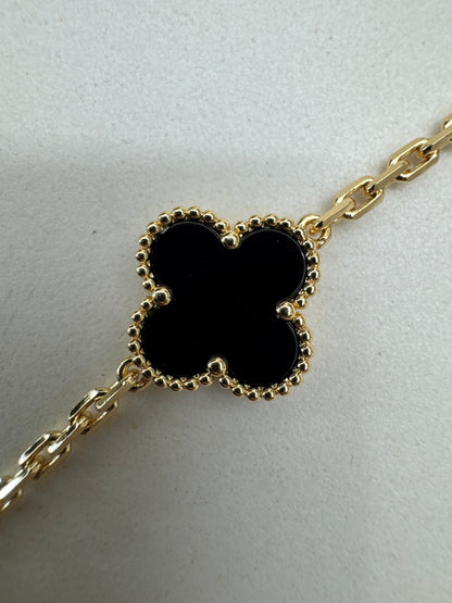 VCA Vintage Alhambra Bracelet 黑玉髓