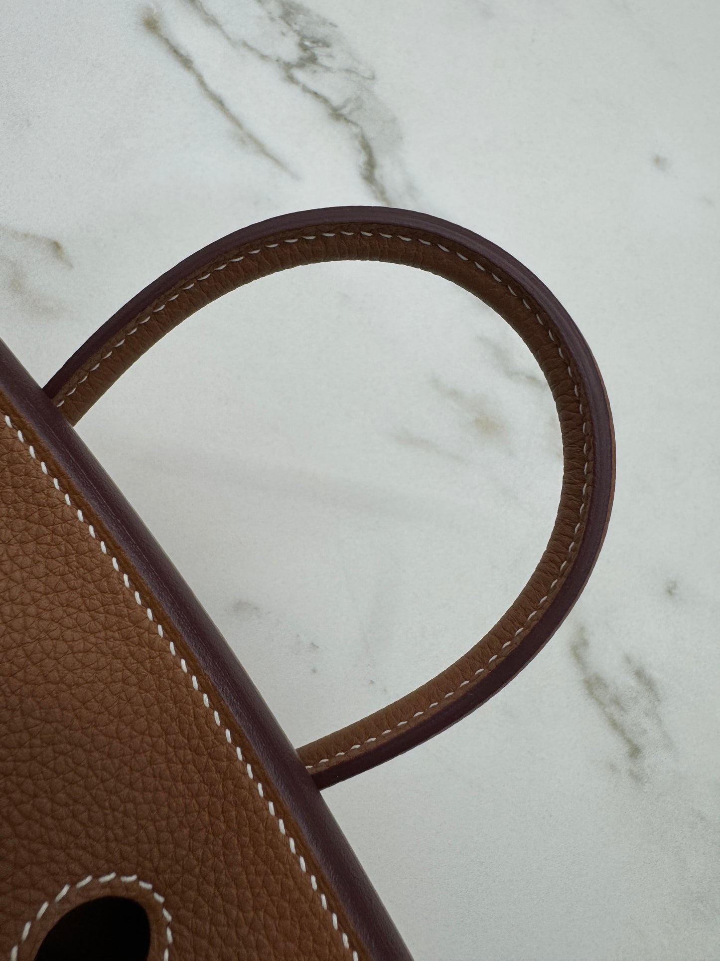 HERMES Birkin 25 金棕色金扣 Togo Gold GHW