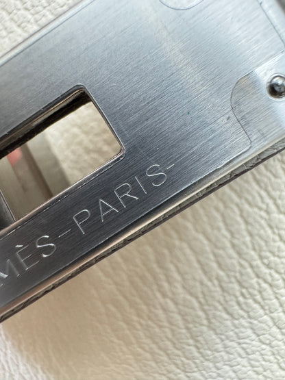 HERMES Birkin 30 SO 珍珠灰拼奶昔白山羊皮 拉絲銀扣 Chevre Mysore Gris Pearl x Craie