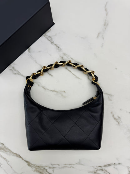 CHANEL 25K 粗鏈Hobo Small
