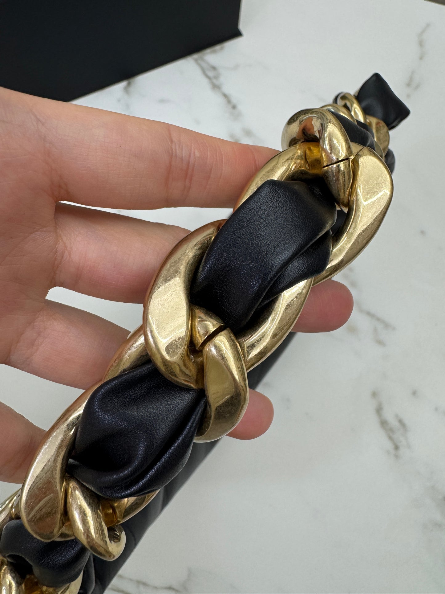 CHANEL 25K 粗鏈Hobo Small
