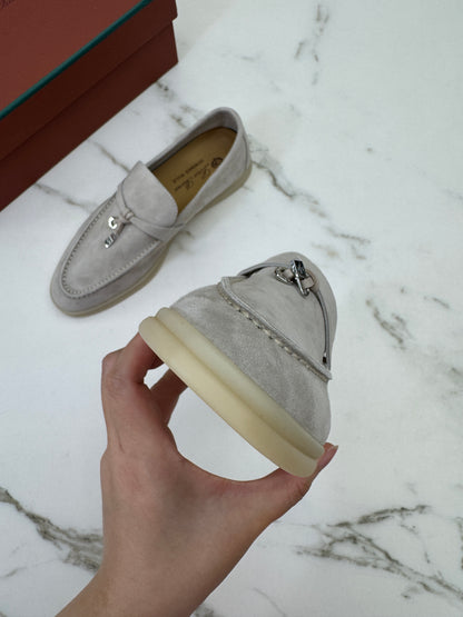 LORO PIANA Summer Walk Loafer 珍珠灰