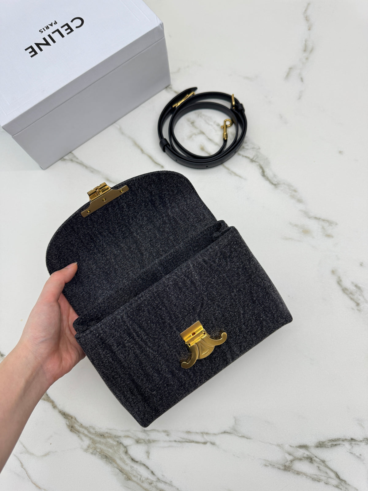 CELINE Teen Nino 黑牛仔