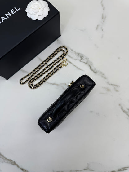 CHANEL LP盒子包 黑色牛皮 Vanity