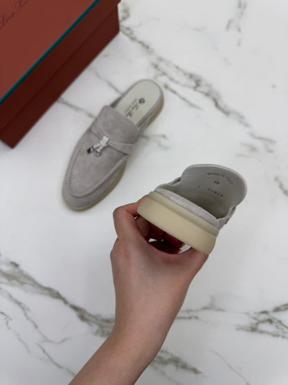 LORO PIANA Charms Walk Babouche Loafers