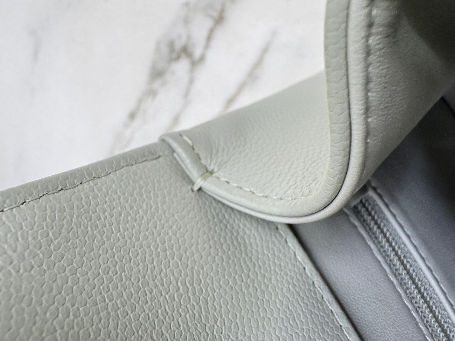 CHANEL Preppy Coco 灰綠色 Small