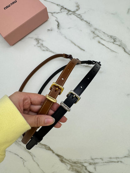 MIU MIU 皮帶1.8cm