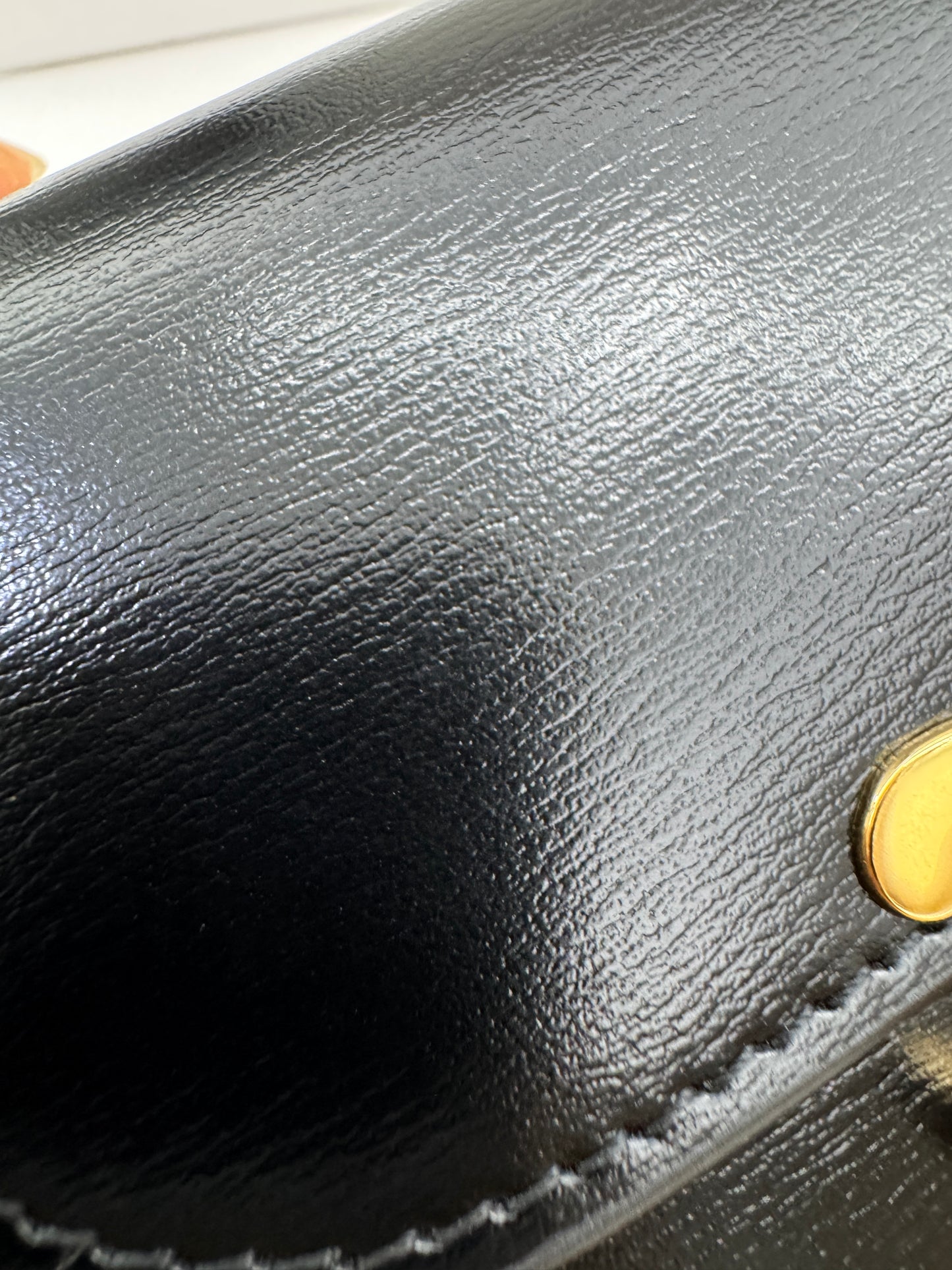 CELINE Wallet 凱旋門金扣Box皮