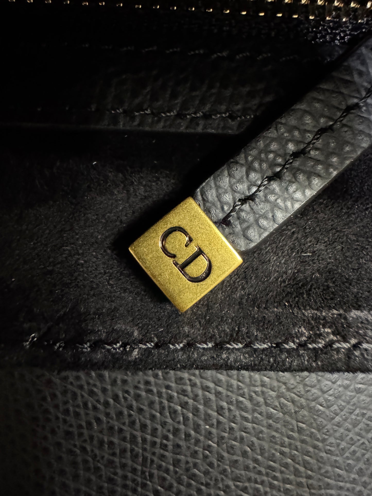 DIOR Saddle Medium Black