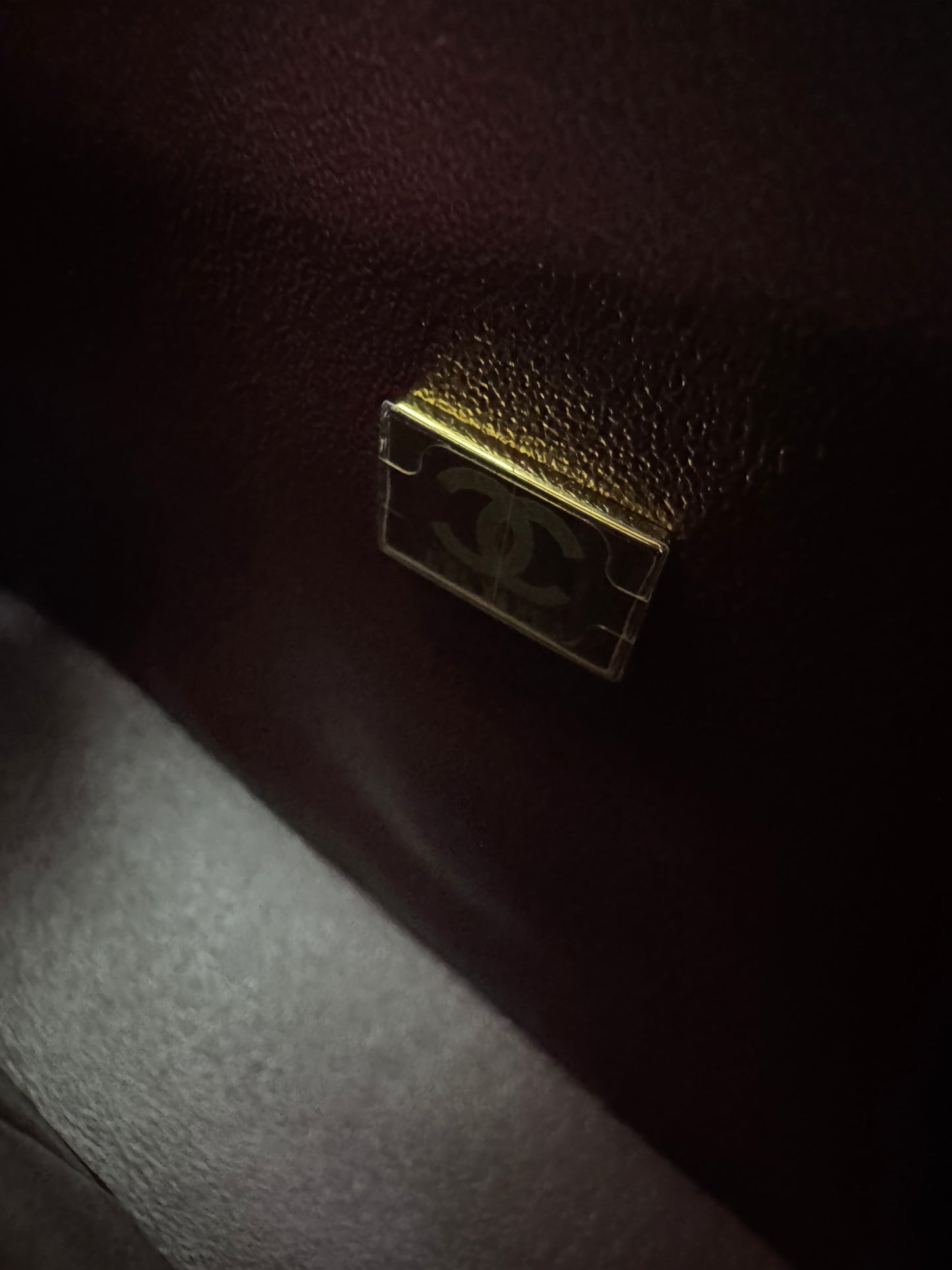 CHANEL CF25 Medium 黑金羊