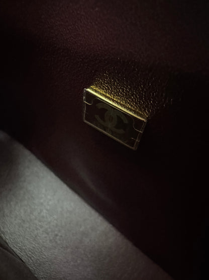 CHANEL CF25 Medium 黑金羊