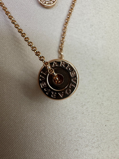BVLGARI B Zero 玫瑰金項鏈