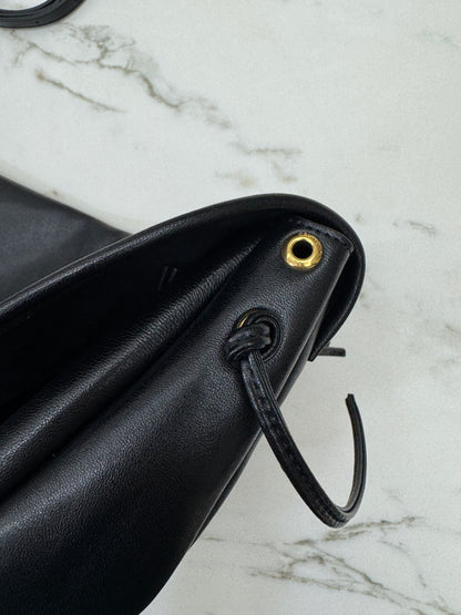 CELINE Soft Triomphe Half Moon 黑色