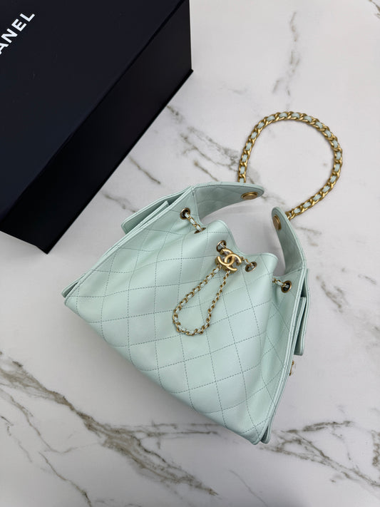 CHANEL 25 Bag Small 薄荷綠