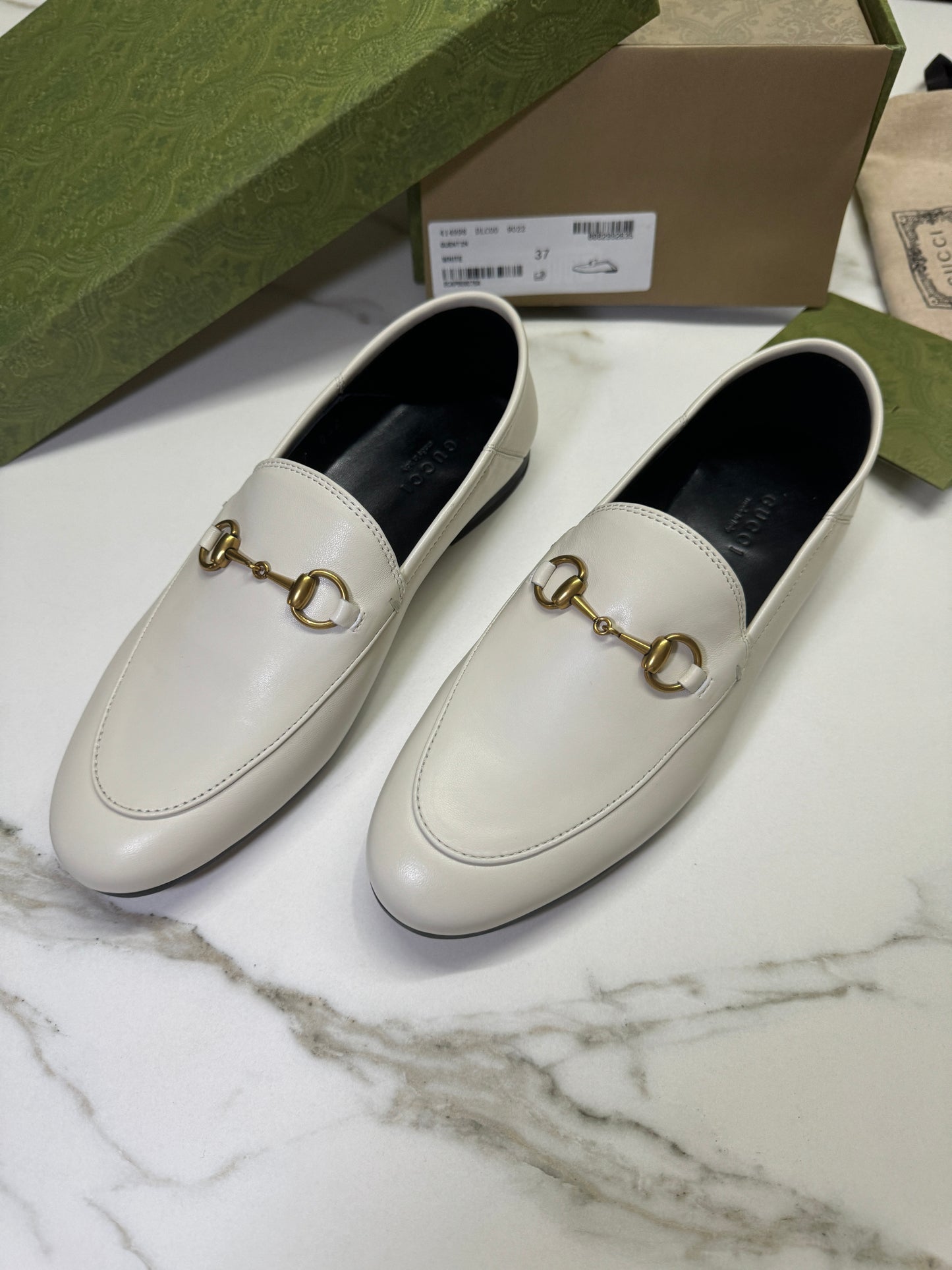 GUCCI Loafers 踩跟樂福鞋 奶白色