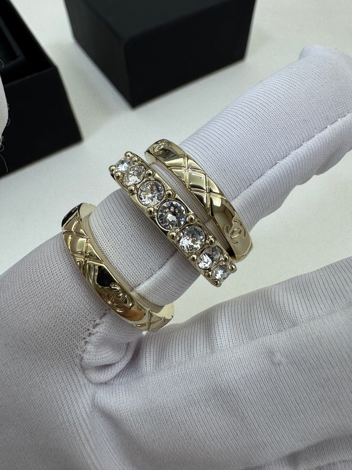 CHANEL 25P 三件套戒指 Set Rings