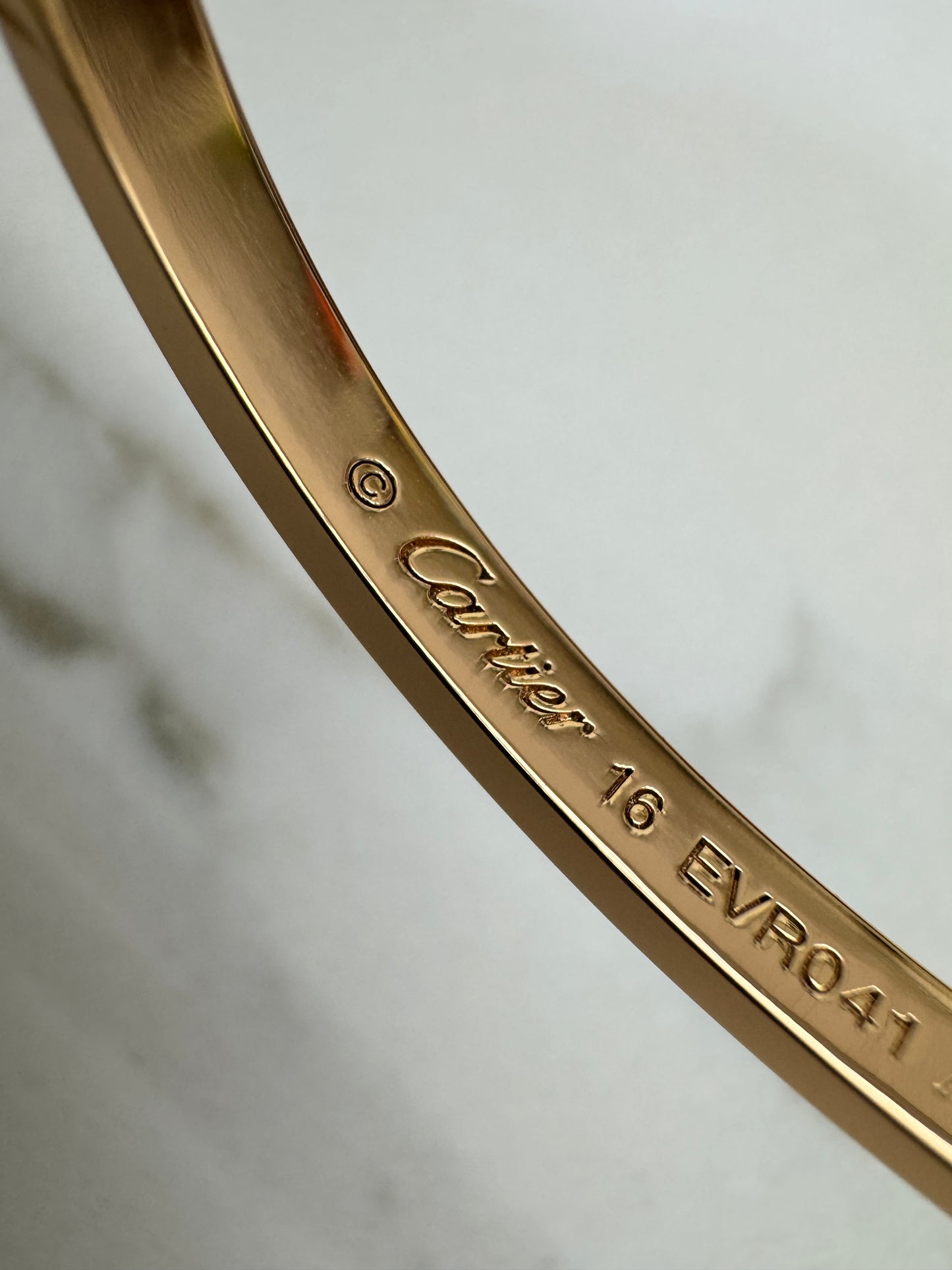 CARTIER Love Bracelet Small Rose Gold with Diamonds
