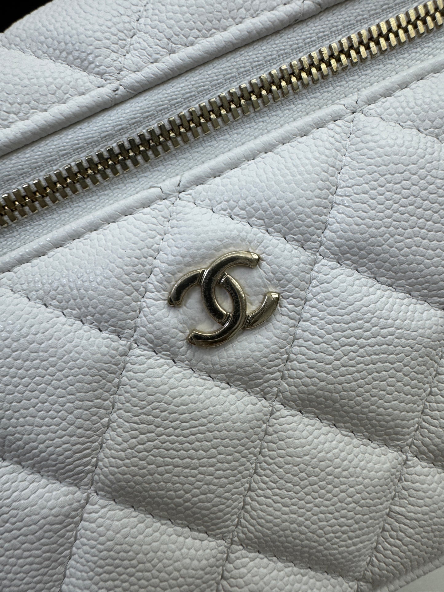 CHANEL 25C LP盒子包 白色 Vanity