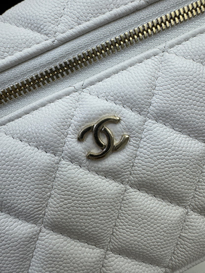 CHANEL 25C LP盒子包 白色 Vanity