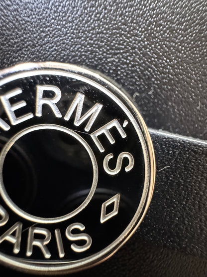 HERMES Mini Herbag 黑銀