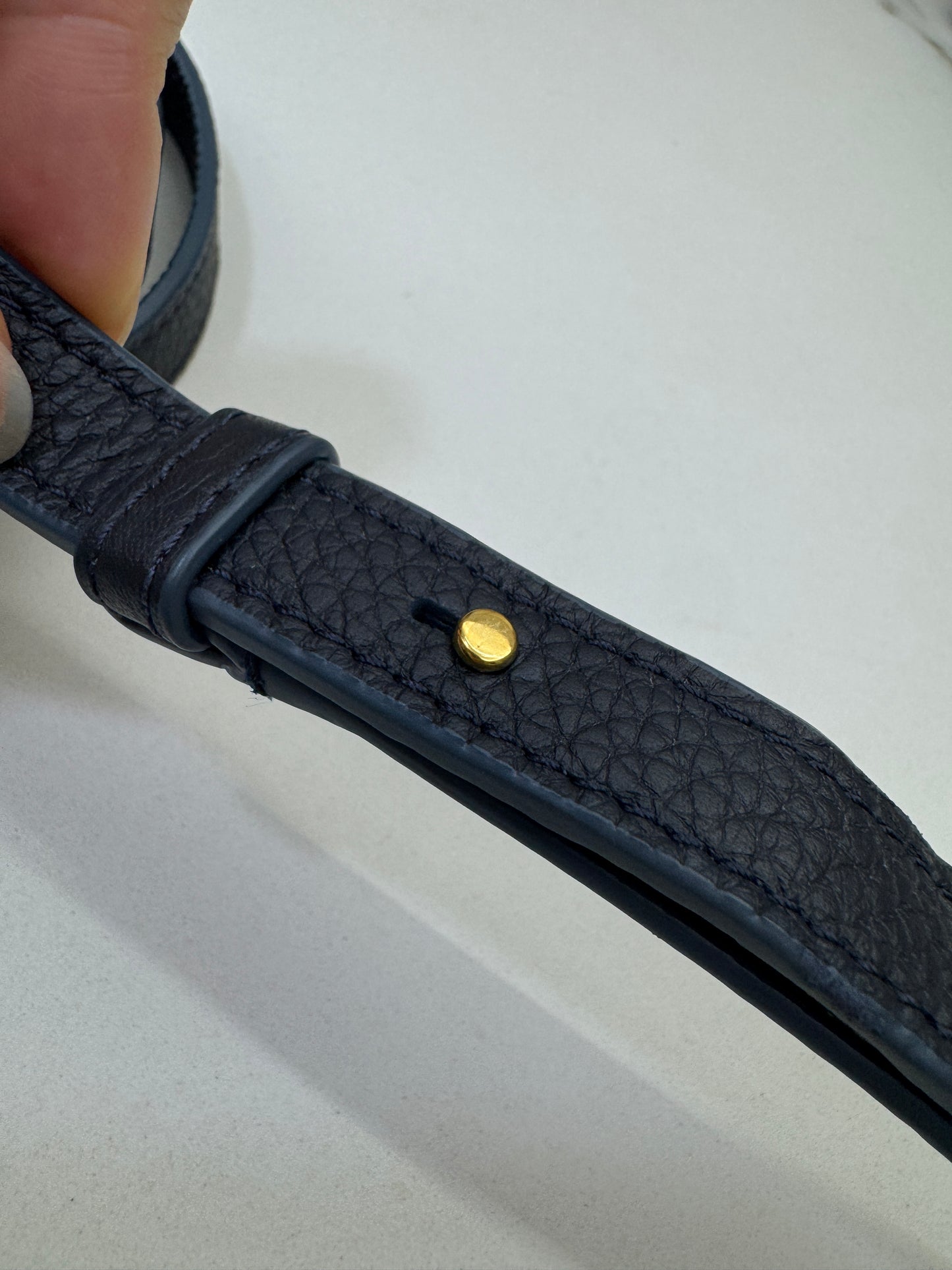 LORO PIANA Extra Pocket 19 海軍藍金扣