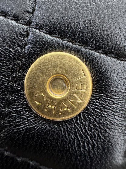 CHANEL 25C 多口袋Hobo 黑色