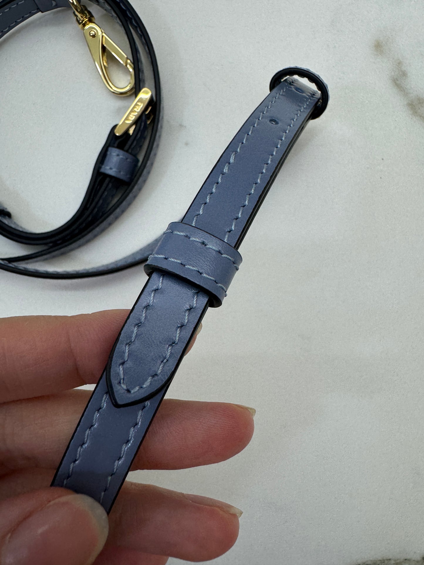 PRADA Bonnie Medium Aviation Blue