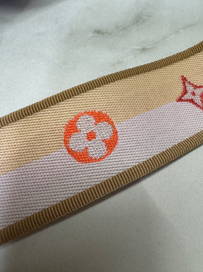 LV Speedy 20 粉橙色肩帶